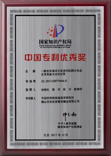 2017中国专利优秀奖